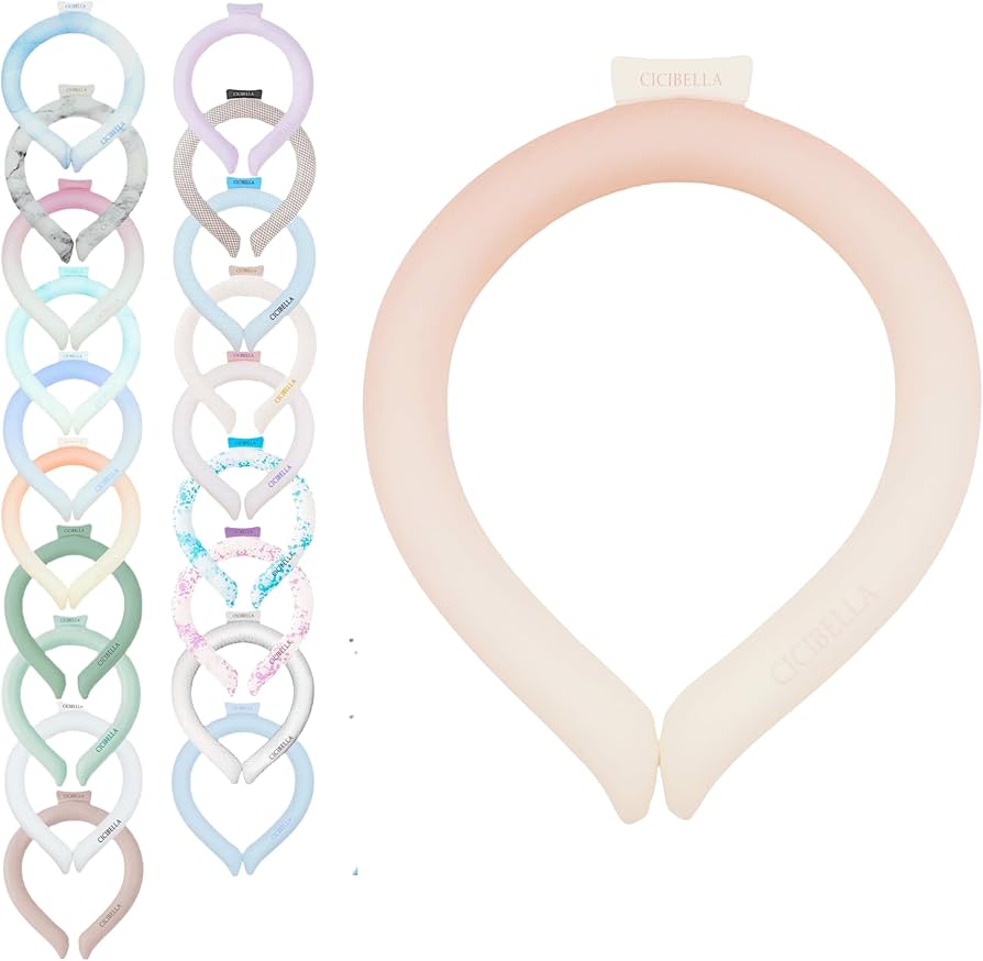 アイスネックリング クールネックリング 28°C 首元ひんやり 冷感 PCM素材 Amazon | 【2025 最新 cicibella 正規品 28℃自然凍結】 アイスクール